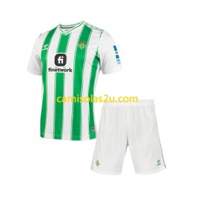 Camisolas de futebol Real Betis Criança Equipamento Principal 2023/24 Manga Curta